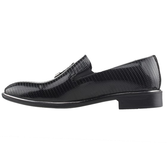 Ayakland Tamboga N561 Günlük Abiye Damatlık Klasik Erkek Ayakkabı Siyah