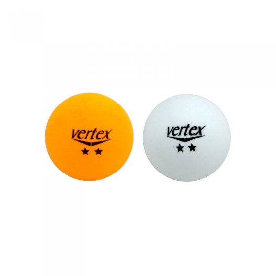 Vertex 2 Yıldız 100'lü Masa Tenisi Pinpon Topu Beyaz