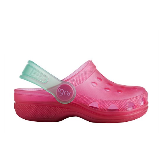 İgor S10116 Poppy Havuz Plaj Kız/Erkek Çocuk Sandalet Deniz Ayakkabısı Fuşya