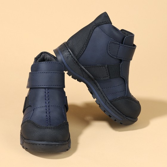 Sanbe 112P1201 Kışlık Anatomik Cırtlı Erkek Çocuk Bot Ayakkabı Lacivert