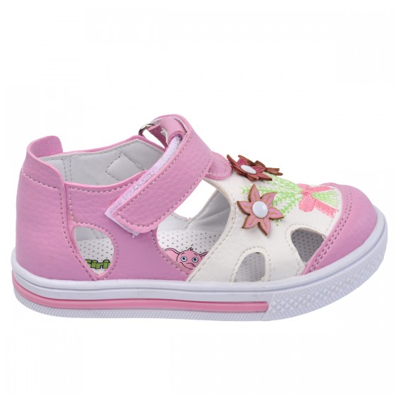 Kiko Şb 2211-16 Orto pedik Kız Çocuk Bebe Ayakkabı Sandalet Pembe