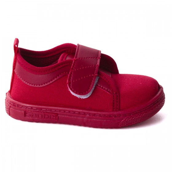 Sanbe 401 R 001 Anatomik Erkek/Kız Çocuk Keten Ayakkabı Kırmızı