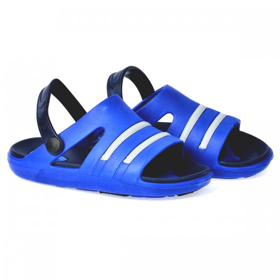 Kiko Akn E220.000 Plaj Havuz Kız Çocuk Sandalet Terlik Mavi - Siyah