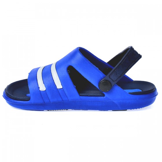 Kiko Akn E220.000 Plaj Havuz Kız Çocuk Sandalet Terlik Mavi - Siyah