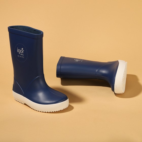 İgor W10107 Splash Nautico Erkek/Kız Çocuk Su Geçirmez Yağmur Kar Çizmesi Mavi