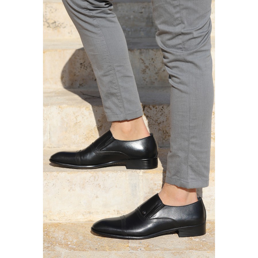 Ayakland P545 %100 Deri Klasik Erkek Ayakkabı Siyah