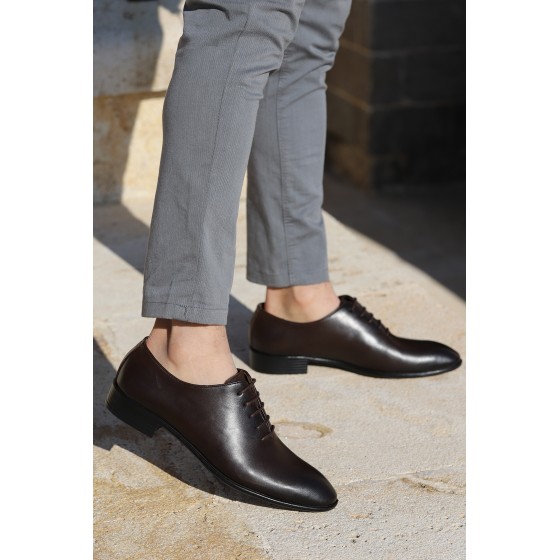 Ayakland P100 %100 Deri Klasik Erkek Ayakkabı Kahverengi