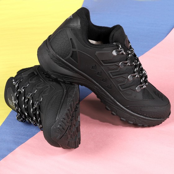 Woggo Sw 8070 Günlük Erkek Çocuk Spor Bot Ayakkabı Siyah - Siyah
